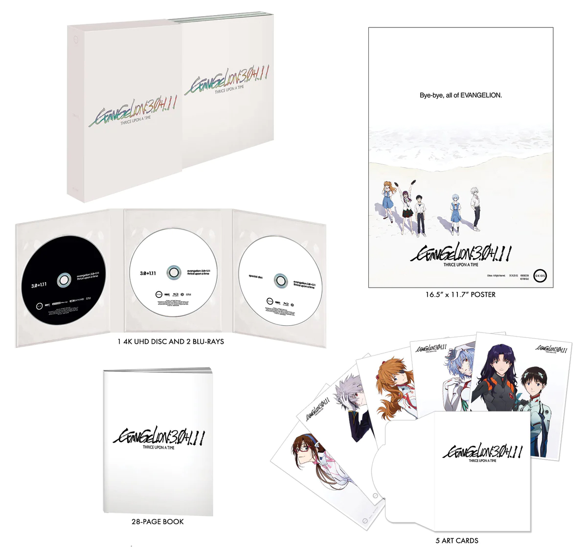 Critically Acclaimed EVANGELION:3.0+1.11 THRICE UPON A TIME Available - Evangelion: 3.0+1.0 Thrice Upon A Time Blue Ray